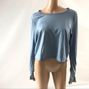 Body Cotton On Asana Longsleeve Top Frosted Blue M